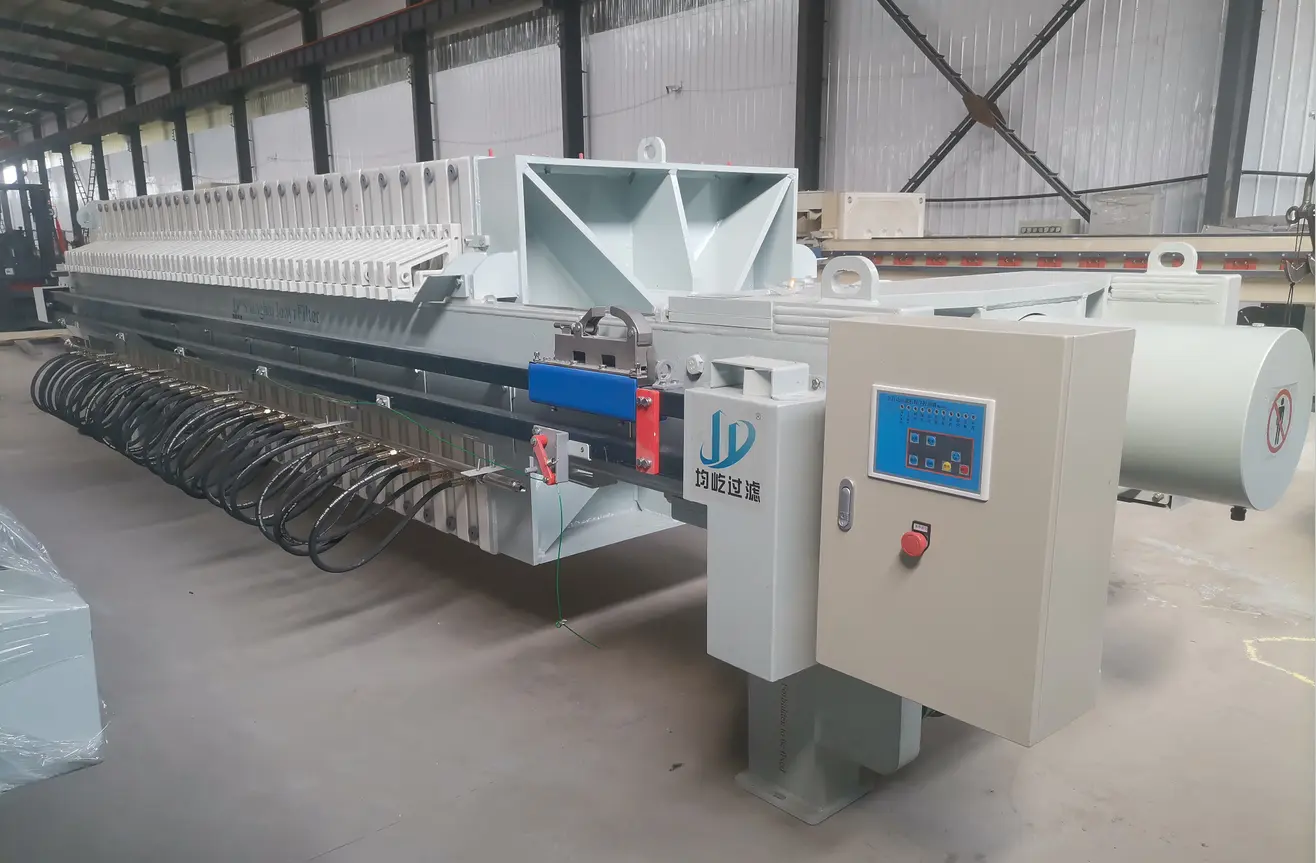 Diaphragm filter presses help improve the dewatering efficiency of phosphate slurry