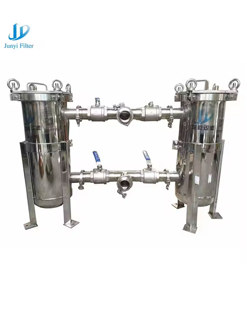 Simple Structure Juice Filter Trolley Filter Mobile Parallel Bag Filter