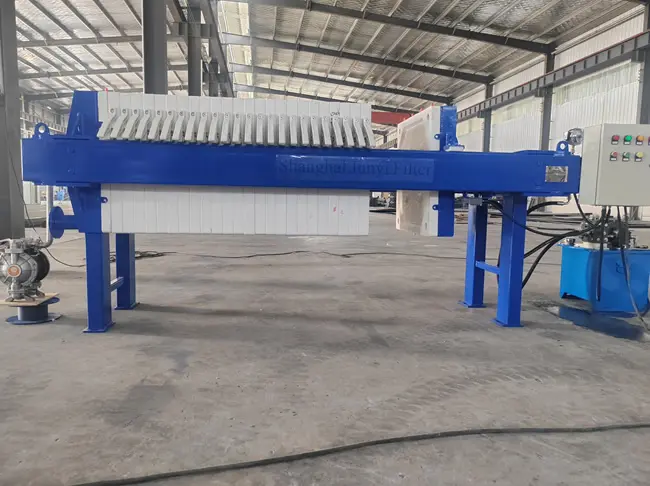 Small Chamber Filter Press  12m² Filtration Area for Food Industry