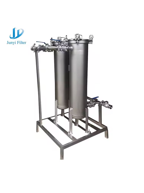 Large Capacity High Efficiency Stainless Steel Parallel Bag Filter for Fresh Milk Filtration
