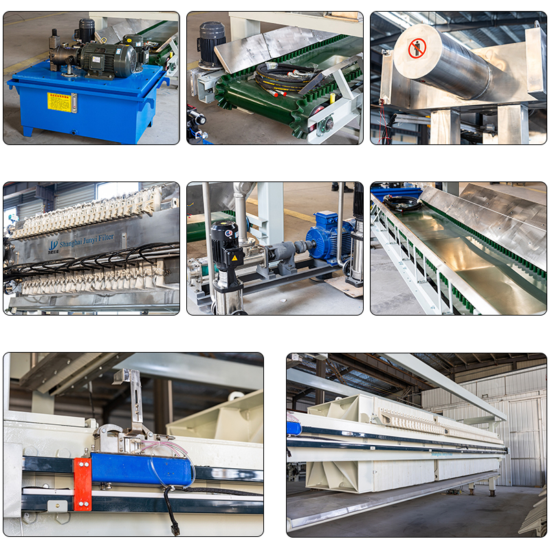 Fully Automatic Filter Press 100m² Filtration Area With CE Certified for Gold Processing
