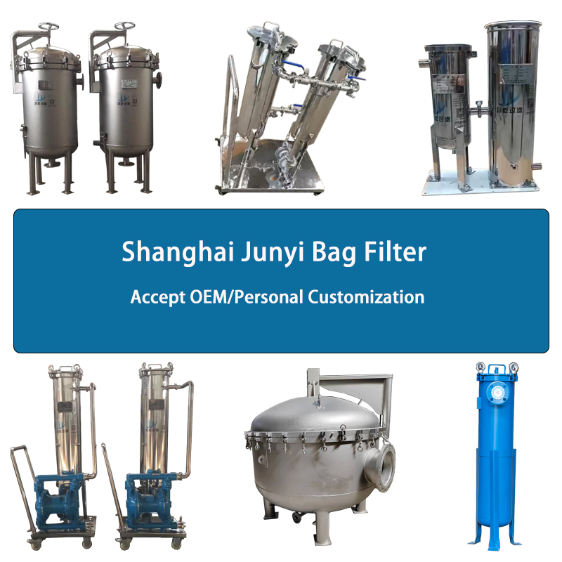 Chinese Manfacture  1.6MPa Design Pressure High-flow Design Multi-bag Filter 